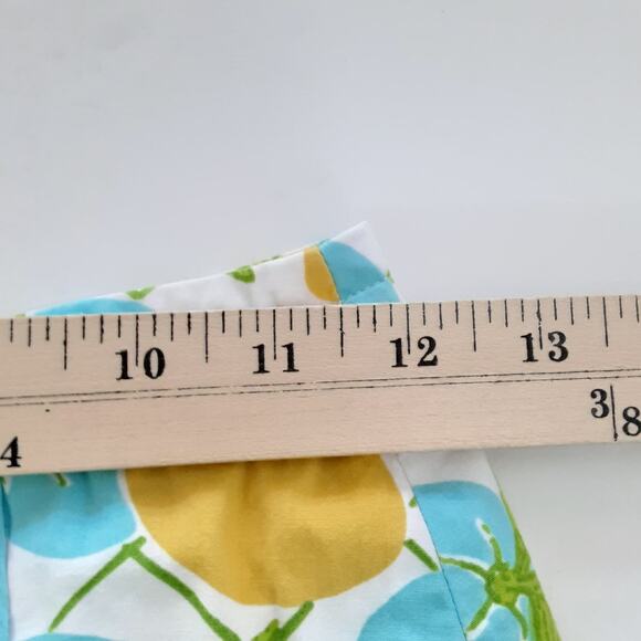 Lilly Pulitzer Lenore Skirt Citron Lemon Lattice Skort Girl 8 Vintage 90s Preppy - Picture 10 of 12